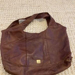 Kooba Chocolate Owen Leather Bag